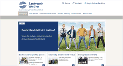 Desktop Screenshot of bankverein-werther.de